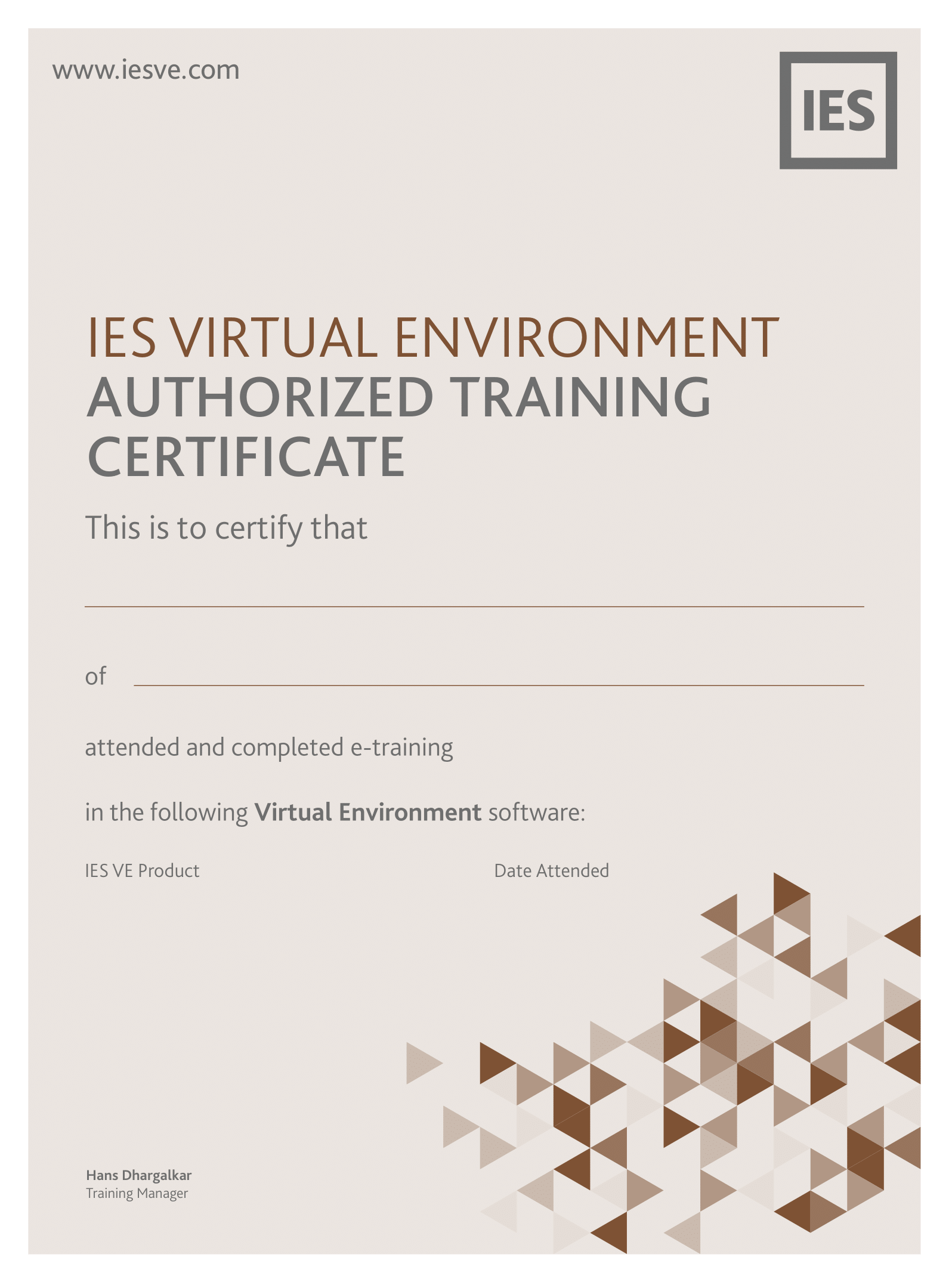 ies-certification